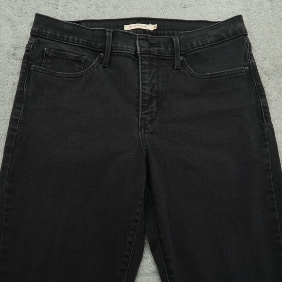 Levi's 311 Jeans Women's Size 31 Gray Mid-Rise Shaping Skinny Denim 29" Inseam - Picture 13 of 16